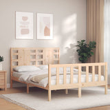 Cadre de lit sans matelas 120x200 cm bois de pin massif