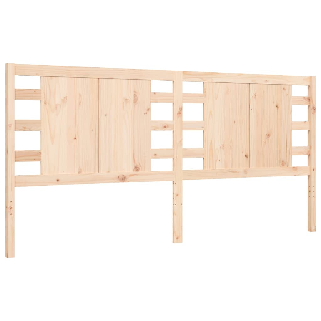 Cadre de lit sans matelas 200x200 cm bois massif de pin