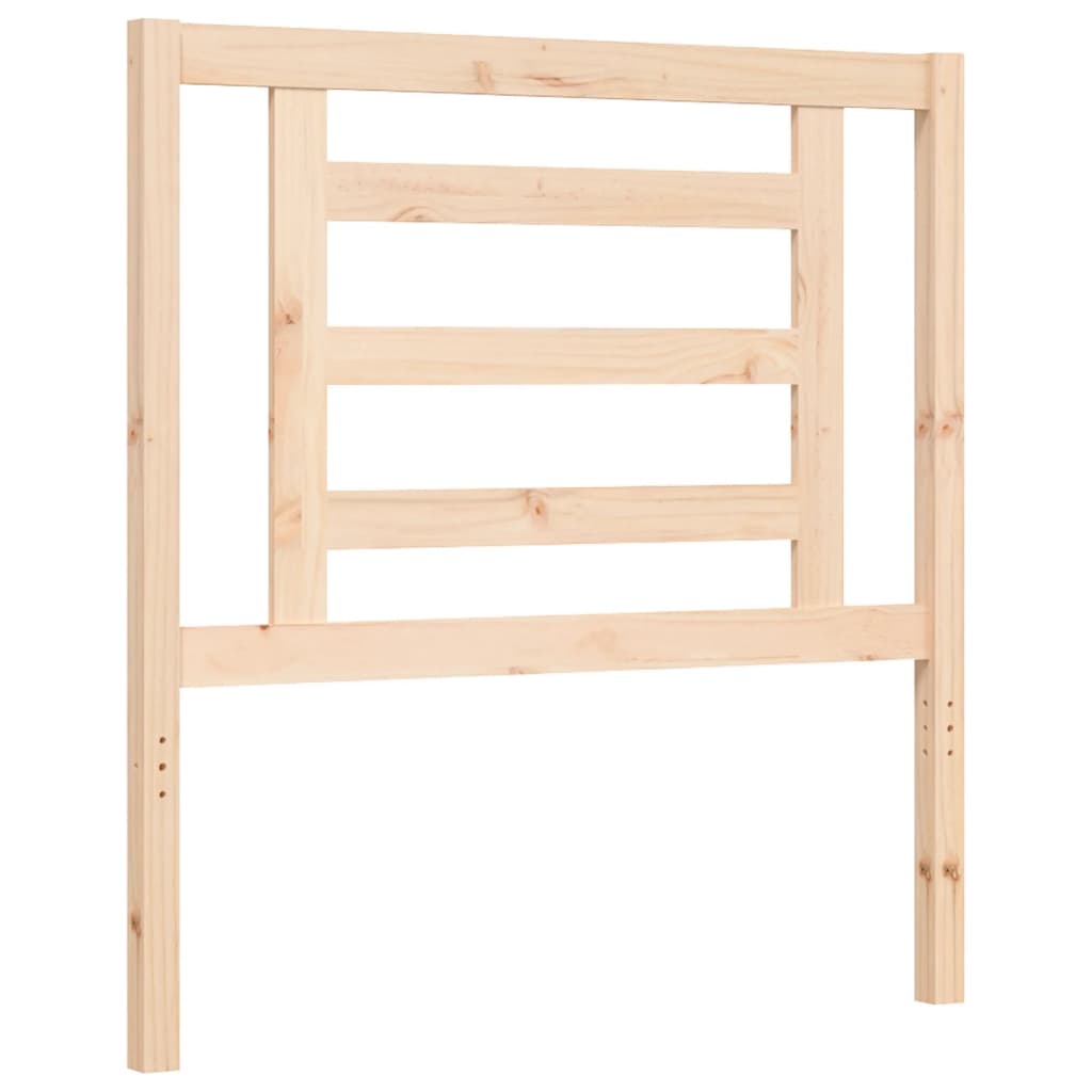 Cadre de lit sans matelas 90x200 cm bois de pin massif