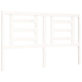 Bed frame without mattress white solid pine wood