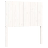 Cadre de lit sans matelas blanc bois de pin massif