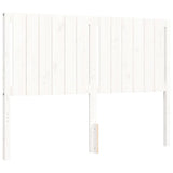 Cadre de lit sans matelas blanc 140x190 cm bois de pin massif