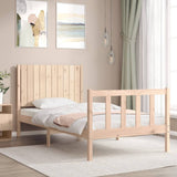 Cadre de lit sans matelas 100x200 cm bois massif de pin