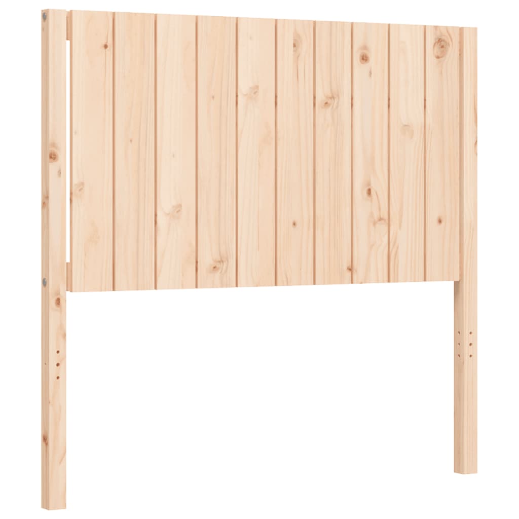 Cadre de lit sans matelas 100x200 cm bois massif de pin