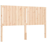 Bed frame without mattress 160x200 cm solid pine wood