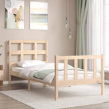 Cadre de lit sans matelas 90x200 cm bois de pin massif