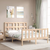 Cadre de lit sans matelas 120x200 cm bois de pin massif