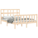 Cadre de lit sans matelas 120x200 cm bois de pin massif