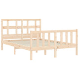 Cadre de lit sans matelas 120x200 cm bois de pin massif