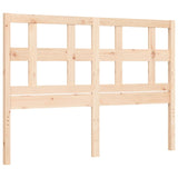 Cadre de lit sans matelas 120x200 cm bois de pin massif