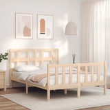 Cadre de lit sans matelas 120x200 cm bois de pin massif