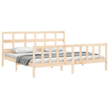 Cadre de lit sans matelas 200x200 cm bois massif de pin