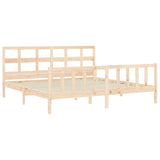 Cadre de lit sans matelas 200x200 cm bois massif de pin