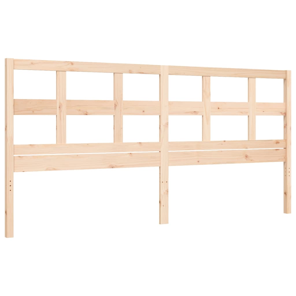 Cadre de lit sans matelas 200x200 cm bois massif de pin