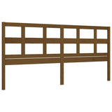 Cadre de lit sans matelas marron miel 200x200cm bois pin massif