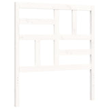 Cadre de lit sans matelas blanc bois de pin massif