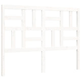 Cadre de lit sans matelas blanc bois de pin massif