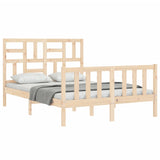 Cadre de lit sans matelas 140x190 cm bois de pin massif