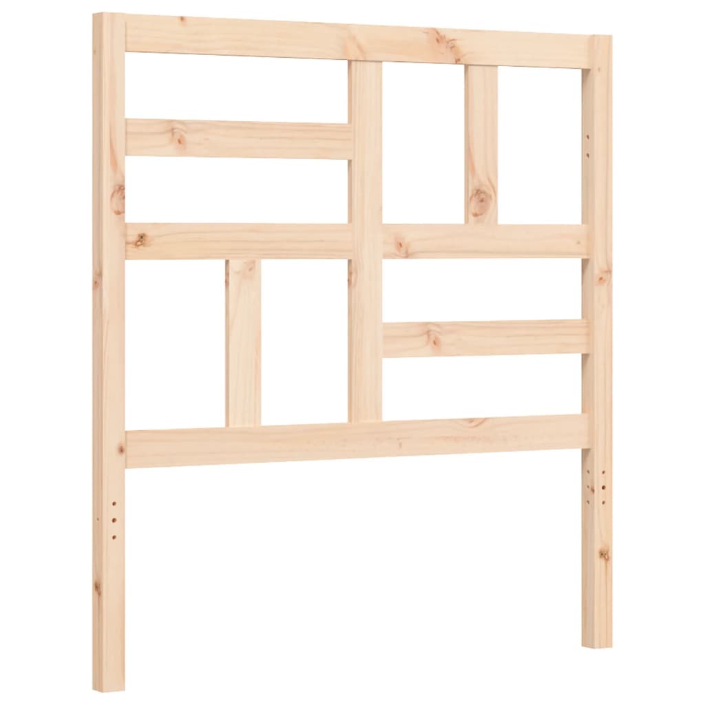 Cadre de lit sans matelas 100x200 cm bois massif de pin