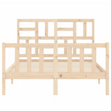 Cadre de lit sans matelas 120x200 cm bois de pin massif