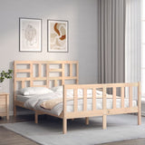 Cadre de lit sans matelas 120x200 cm bois de pin massif