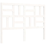 Cadre de lit sans matelas blanc 120x200 cm bois de pin massif