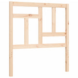 Bed frame without mattress solid pine wood