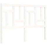 Cadre de lit sans matelas blanc 140x190 cm bois de pin massif