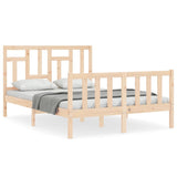 Cadre de lit sans matelas 120x200 cm bois de pin massif