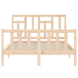 Cadre de lit sans matelas 120x200 cm bois de pin massif