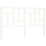 Cadre de lit sans matelas blanc bois de pin massif