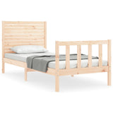 Cadre de lit sans matelas 100x200 cm bois massif de pin