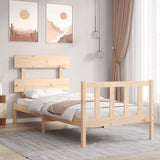 Cadre de lit sans matelas 90x200 cm bois de pin massif