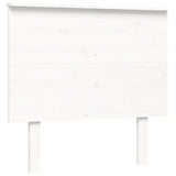 Cadre de lit sans matelas blanc bois de pin massif