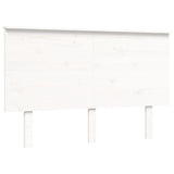 Bed frame without mattress white solid pine wood