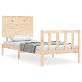 Cadre de lit sans matelas 100x200 cm bois massif de pin