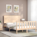 Cadre de lit sans matelas 120x200 cm bois de pin massif