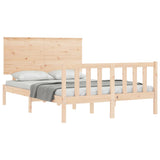 Cadre de lit sans matelas 120x200 cm bois de pin massif