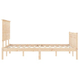 Cadre de lit sans matelas 120x200 cm bois de pin massif