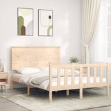 Cadre de lit sans matelas 120x200 cm bois de pin massif