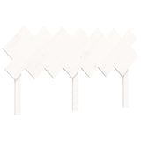 Cadre de lit sans matelas blanc bois de pin massif