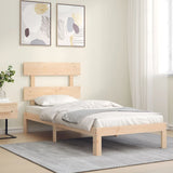 Cadre de lit sans matelas 90x200 cm bois de pin massif