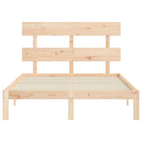 Cadre de lit sans matelas 120x200 cm bois de pin massif