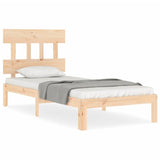 Cadre de lit sans matelas 90x200 cm bois de pin massif