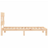 Cadre de lit sans matelas 90x200 cm bois de pin massif