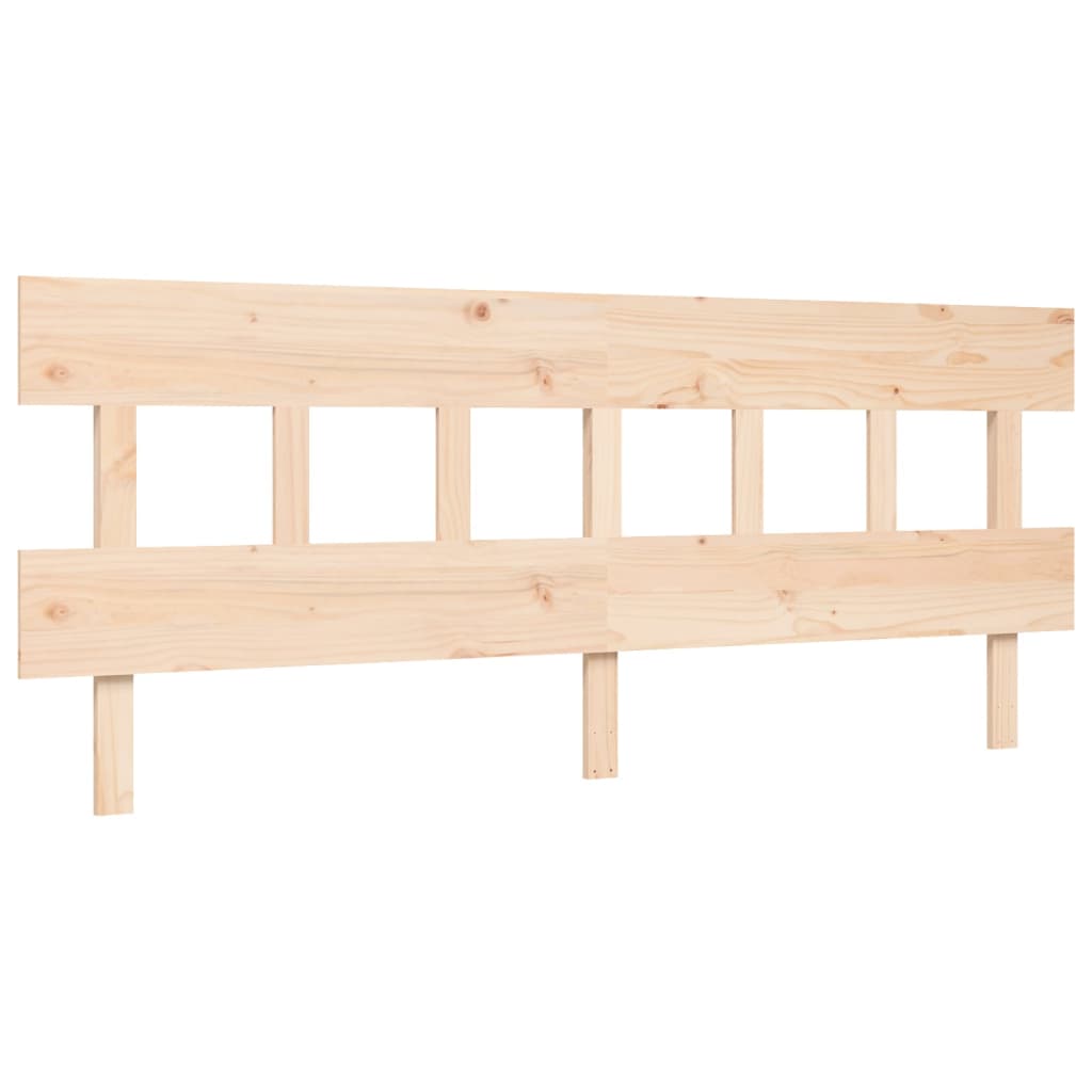 Cadre de lit sans matelas bois massif de pin