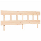 Cadre de lit sans matelas 200x200 cm bois massif de pin