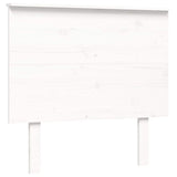 Cadre de lit sans matelas blanc bois de pin massif