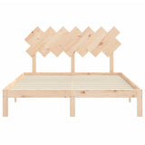 Cadre de lit sans matelas 140x190 cm bois de pin massif