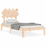 Cadre de lit sans matelas 90x200 cm bois de pin massif